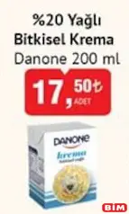 DANONE %20 YAĞLI BİTKİSEL KREMA 200 ML
